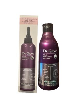 Dr. Groot Set Miracle in Shower Treatment + Thickening Shampoo